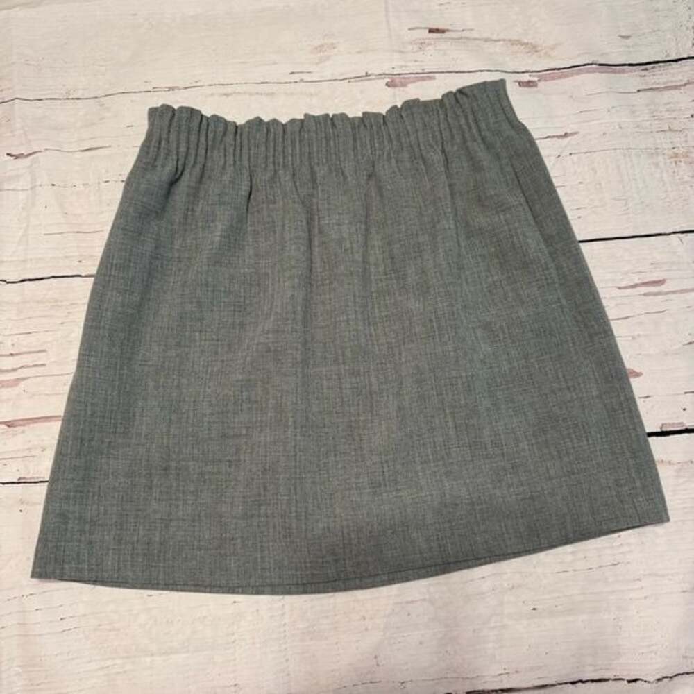 J. Crew Mercantile Gray Mini Skirt With Pockets